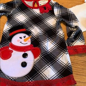 Girls Snowman Top